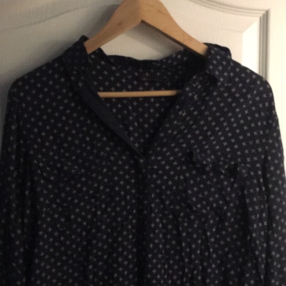 M&S Button Down Dark blue shirt - Picture 3 of 4